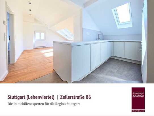 Attraktive, helle & hochwertig in 2023 renovierte 2 Zi.-DG-Studio-Wohnung im Lehenviertel +++