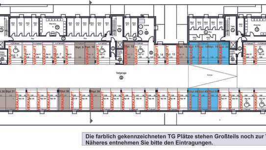 Schützen Sie Ihr Fahrzeug! - Tiefgaragenstellplätze zu verkaufen!