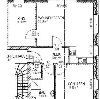 Schöne und neuwertige 3-Raum-Wohnung mit gehobener Innenausstattung mit Balkon und EBK in Greven