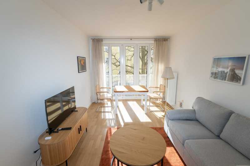 TOPLAGE SCHWABING - Helle MÖBLIERTE Wohnung mit Südloggia - MÖBLIERT - Erstbezug nach Sanierung