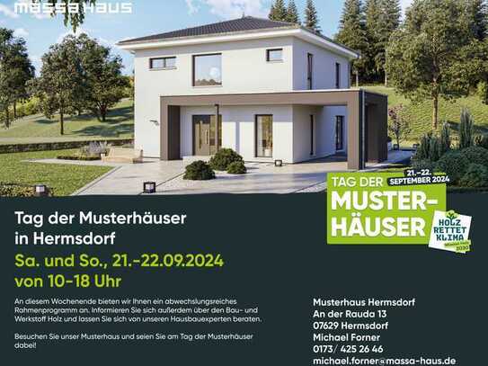 Tag der Musterhäuser am Sa. und So. 21.-22.09.2024 in Hermsdorf