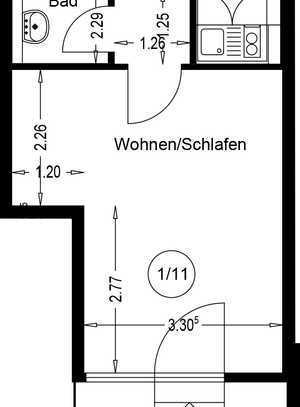 Gemütliche 1-Zimmer-Wohnung in Uninähe