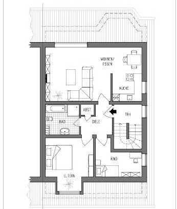 Ansprechende 3-Zimmer-DG-Wohnung in Bornheim