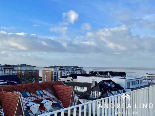 Duhner Ferienwohnung mit Dachterrasse und Wellnessbereich