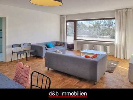 Modernisierte & geräumige 3 Zi-Wohnung mit Süd-West-Balkon in ruhiger Lage & Rheinnähe.