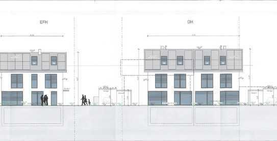 MAIER - Baugrundstück mit Baugenhmigung für ein Einfamilienhaus und ein Doppelhaus