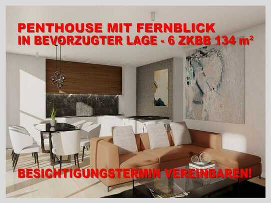 Penthouse - 6 Zimmer, 2 Bäder, Dachterrasse + 2 Stellplätze