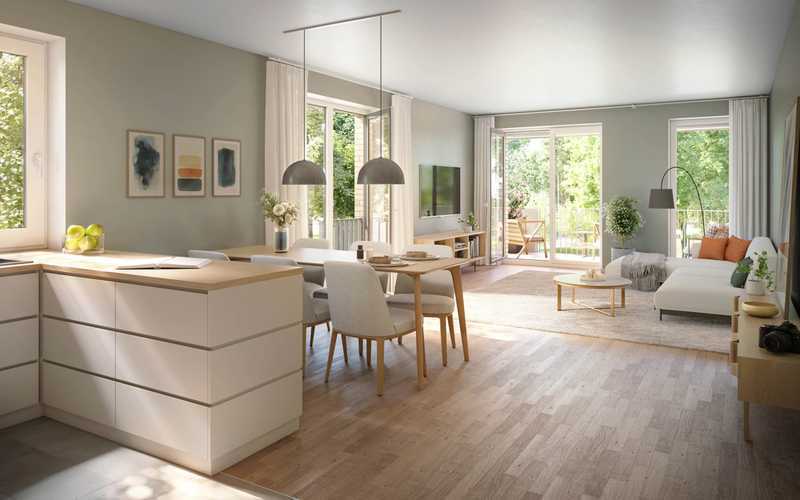 Exklusiver Wohnkomfort: 2-Zimmer Neubau-Erdgeschosswohnung mit Garten