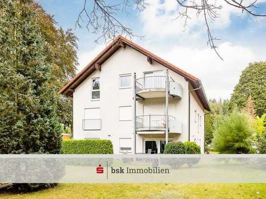 Freie Dachgeschosswohnung mit Balkon am Waldrand in Wendenschloss