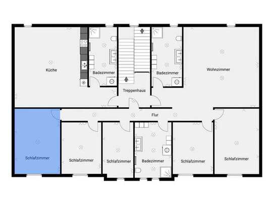 Erstbezug nach Sanierung: WG-Zimmer zentral in Oranienburg mit Gemeinschaftsraum