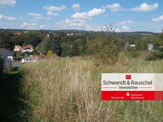 Grundstück zwischen Feldrand + Ausblick in Gedern