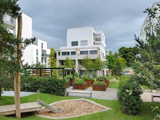 Stadtgärten am Henninger Turm - Perfektes 3-Zi.-PENTHOUSE - Tolle Wohnoase in Frankfurt!