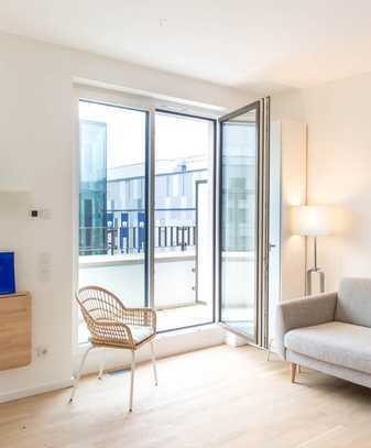 HOMESK - Neubau-Studio-Apartment mit Dachterrasse und Concierge-Service an der East Side Gallery