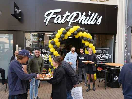 Fat Phill's: Gourmet Smash-Burger Restaurant in der Dodenhof Mall in Posthaufen zu verkaufen!