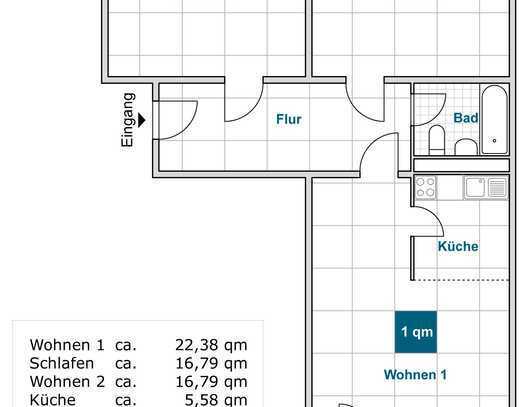 Familien Willkommen 3 Zimmer mit Balkon und Aufzug!