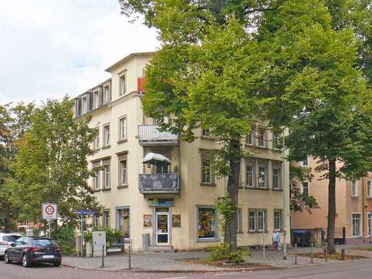 Löbtau, unterm Dach: kleiner Balkon + Wanne