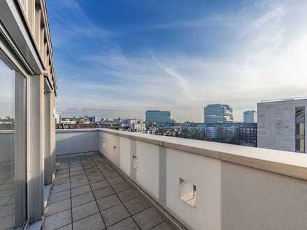 Spektakuläre Penthouse Maisonette Wohnung in Golzheim mit Tiefgaragenstellplatz!
