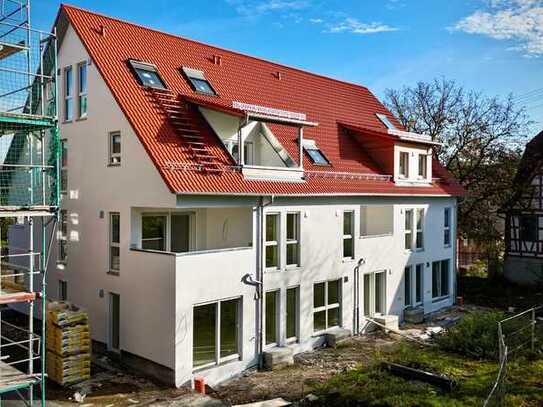 Erstbezug! Wunderschöne Gartenwohnung mit Küche in ruhiger Lage