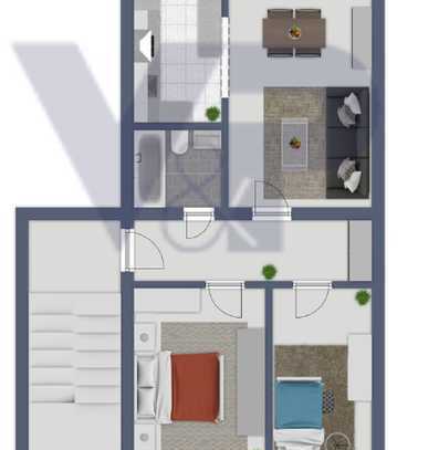 Freundliche 3-Raum-Wohnung mit gehobener Innenausstattung mit Balkon und EBK in Gera