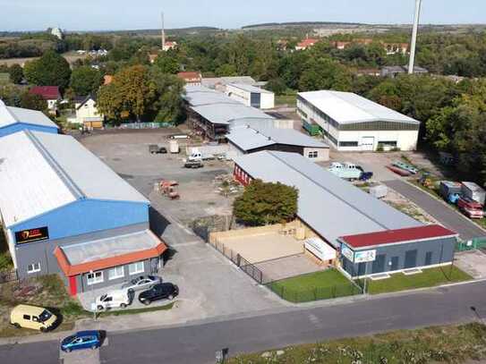 7 Produktionshallen auf ca. 25.000 m² Grundstück zu verkaufen