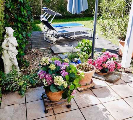 Traumhafte Gartenwohnung in gesuchter Lage Waldkraiburgs mit großer Terrasse und toller Einbauküche