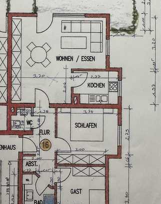 Schöne und modernisierte 3-Raum-Wohnung mit Balkon und EBK in Bad Dürrheim