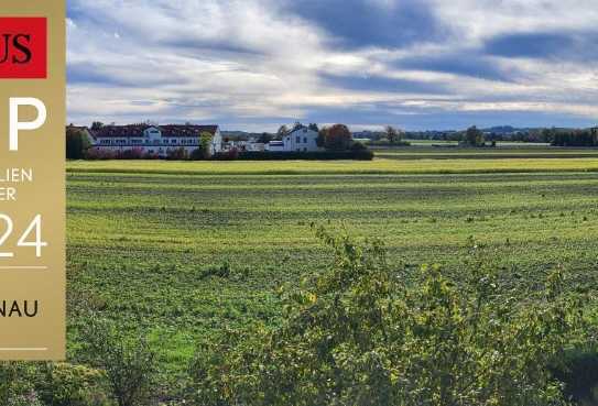 Direkt am Feld, bei Föhn Gebirgsblick – Mit Super Sonnen-Dachterrasse – Freies, gr. Reihenhaus