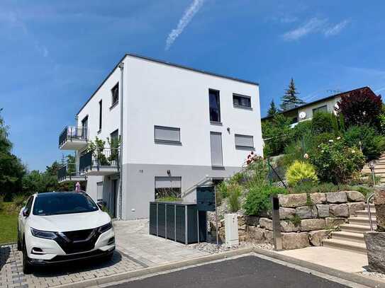 Sonnige 2-Zimmer-Neubauwohnung mit Terrasse barrierefrei in Würzburg, Dürrbachau (Südhang)