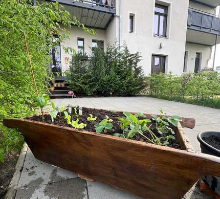 ++ Hochwertige 3 Zi. Whg mit Balkon & Terrasse (eigener Gartenanteil) ++