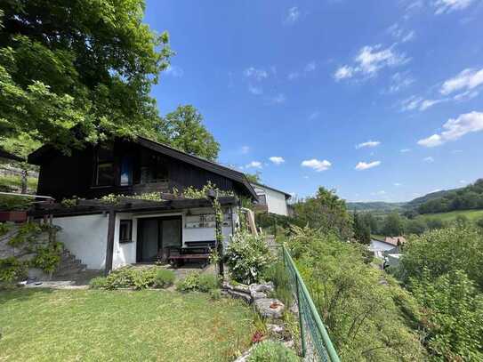 Kleines Haus mit Garten zu vermieten – atemberaubender Blick ins Kochertal!