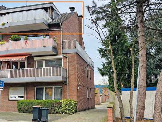 Perfekt aufgeteilte Vierzimmerwohnung mit zwei Bädern und großer Dachterrasse in zentraler Lage von