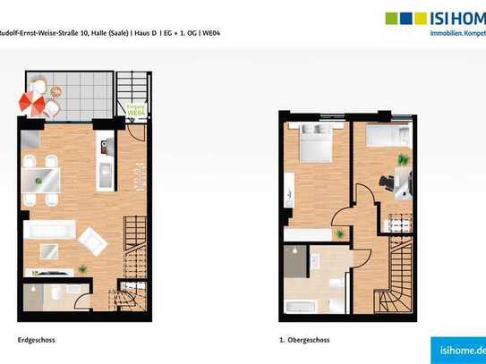 3-Raum-Maisonettewohnung im "Markthof-Carré" - WE20