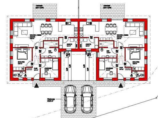 Doppelbungalow Neubau als Kapitalanlage