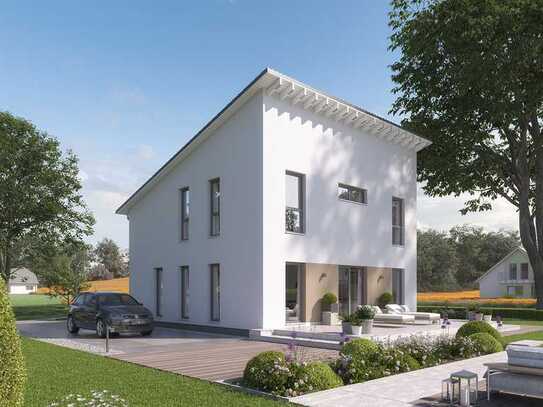 Elegantes Einfamilienhaus mit modernem Pultdach