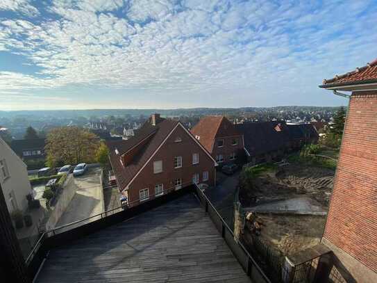 Stilvolle Wohnung über zwei Etagen mit wunderschönem Blick ins Münsterland!