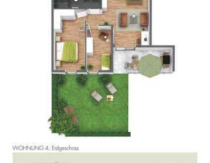Moderne 3-Zi.-Whg. im EG mit Balkon und Garten (Whg. 4)