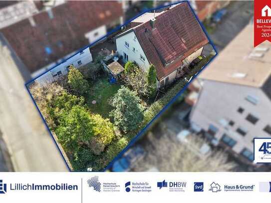 Ohne Käuferprovision: Freistehendes 2-Familienhaus mit schönem Garten!