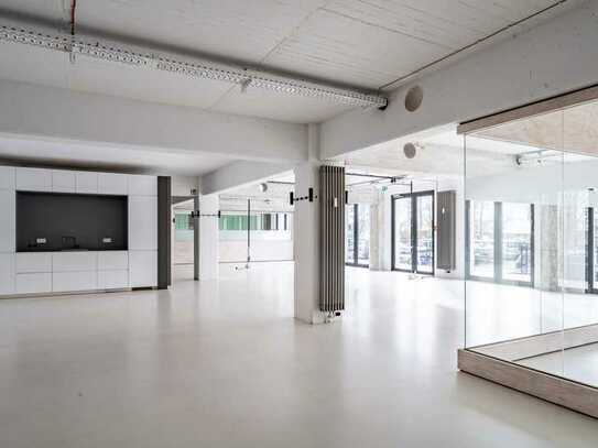 Großzügige Bürofläche Wiesbaden: 700+ m² in ehemaliges Lagergebäude zu vermieten!