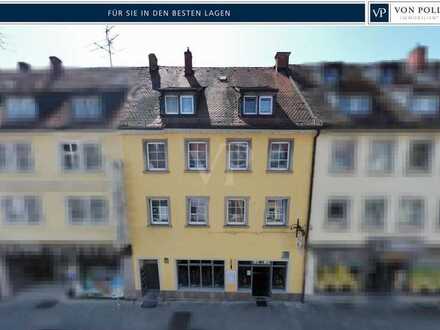 Wohn- und Geschäftshaus + Hintergebäude mit Entwicklungspotenzial in 1A-Lage
