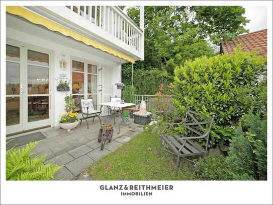 Gartenwohnung in der Altstadt - Alpenblick auf zwei Etagen!