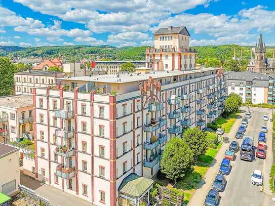 Erstbezug nach Renovierung * 1,5-RW * 2. OG mit Aufzug * Balkon * Bad mit Dusche * TG-SP * TOP *.