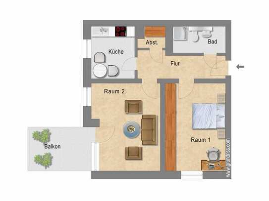 Modernisierte Erdgeschosswohnung in Heidhausen!