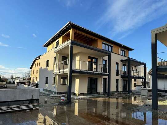 Moderne Neubau- 3 Zi Whg mit Terrasse und Schloßblick in Ortenberg - Glattfelder