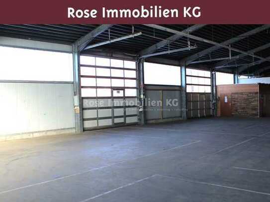 ROSE IMMOBILIEN KG: stützenfreie Kalthalle mit zwei großen Sektionaltoren!