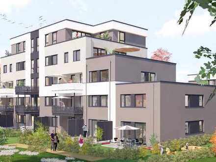 Barrierefreie 3-Zimmer-Wohnung im 1. OG mit Balkon und Blick ins Grüne!