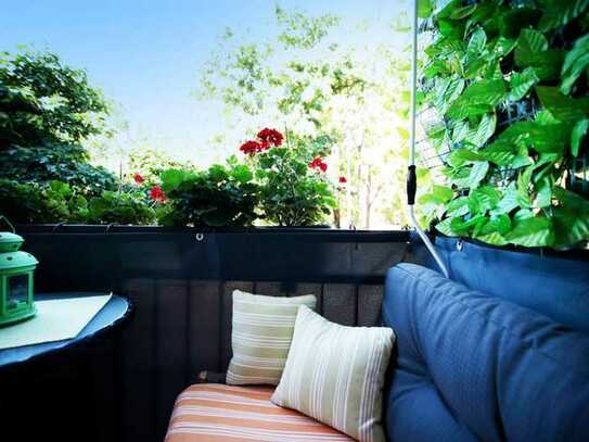 GOLDWERT: Moderne 1-Zimmer-Wohnung mit großer Sonnenterrasse!
