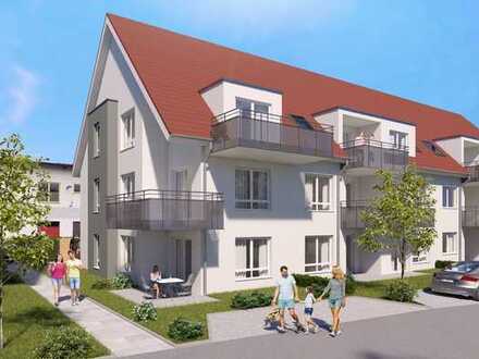 Erstbezug-Neubau 3-Zi.-Wohnung mit Balkon ETW 11 * KFW 55 *