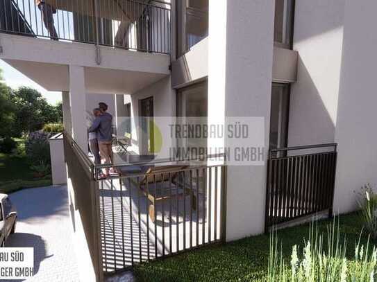 barrierefreie Erdgeschosswohnung mit großzügige Terrasse