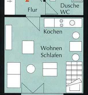 Erstbezug nach Sanierung mit Terrasse und Einbauküche: Geschmackvolle 1-Zimmer-EG-Wohnung in ES