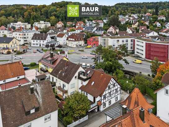 Charmantes Reihenendhaus mit Einliegerwohnung und großer Terrasse – zentral in Weingarten